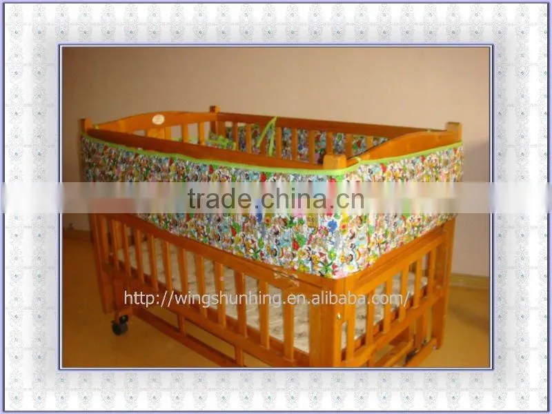 100% cotton baby bed bumper