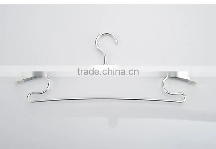 Hot selling dress hanger wholesale metal bra hanger clothes copper hanger
