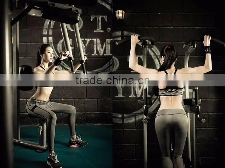 Satin Styling Sexy Women Fitness Gym Running Sports Bra Top