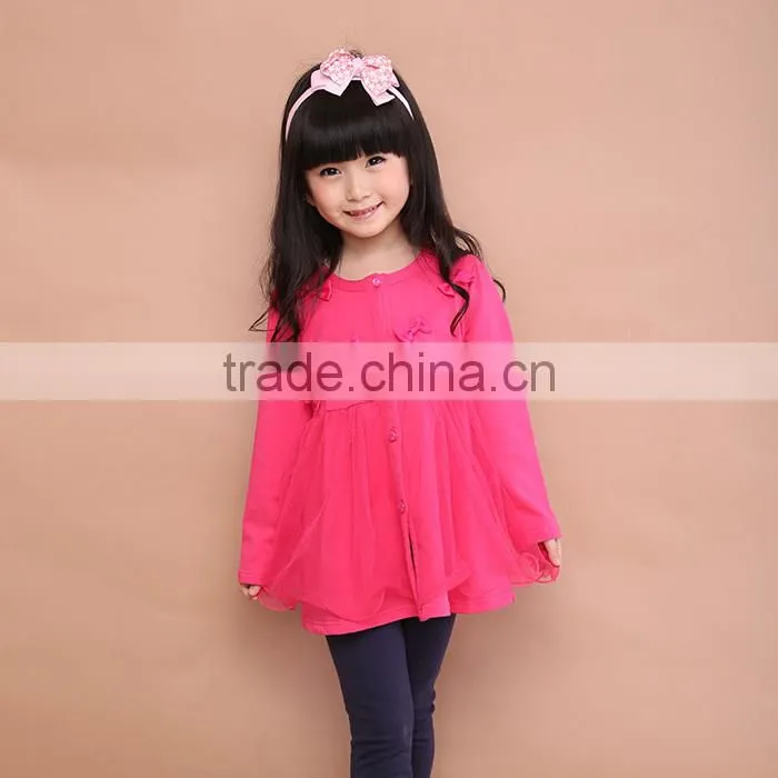 2016 fashion design baby girl clothes for autumn and spring