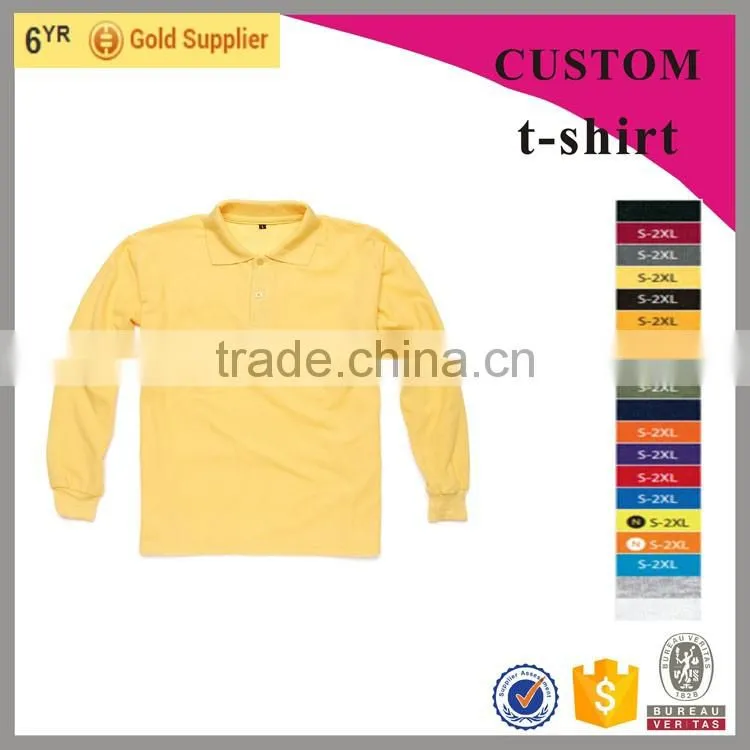 lowest price custom polo shirt 100% cotton