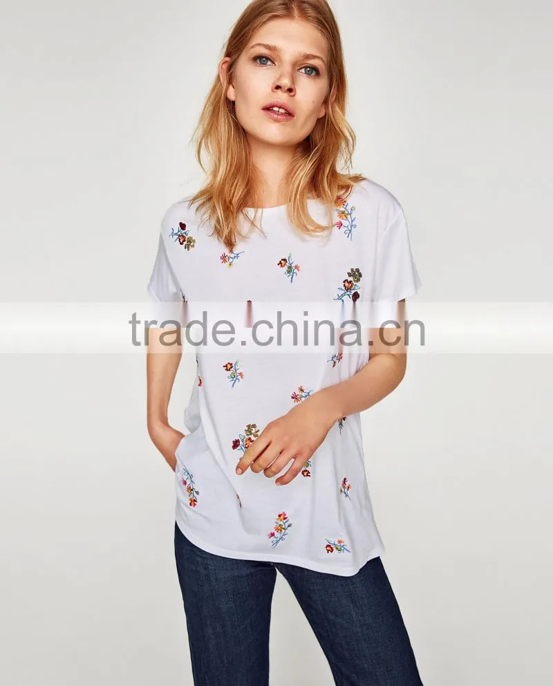 China OEM Service Design Fashionable Style Best-Selling 160g 100% Cotton Short Sleeve O-Neck T Shirt