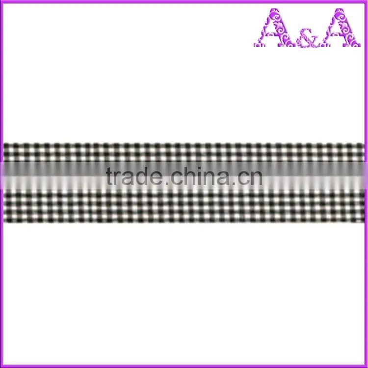 2016 Fashion Cheap fancy christmas ribbon plaid ribbon
