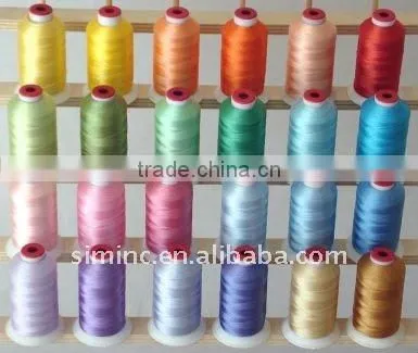 100% polyester embroidery thread
