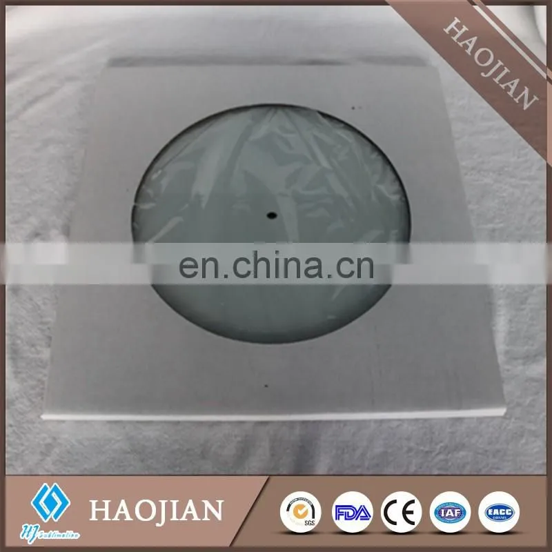 Sublimation tempered glass clock, smooth surface with white coating,round shape dia200*4mm or square shape 200x200x4mm