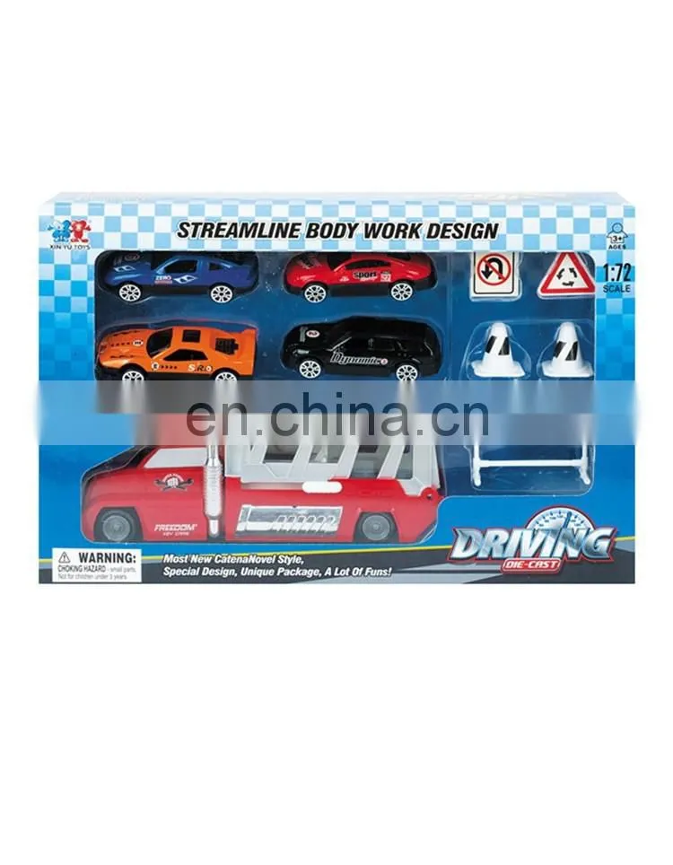 Metal car 1:32 diecast pull back cars with open door model car