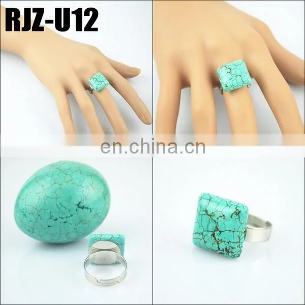 Different Size Turquoise Cuff Ring In Stock