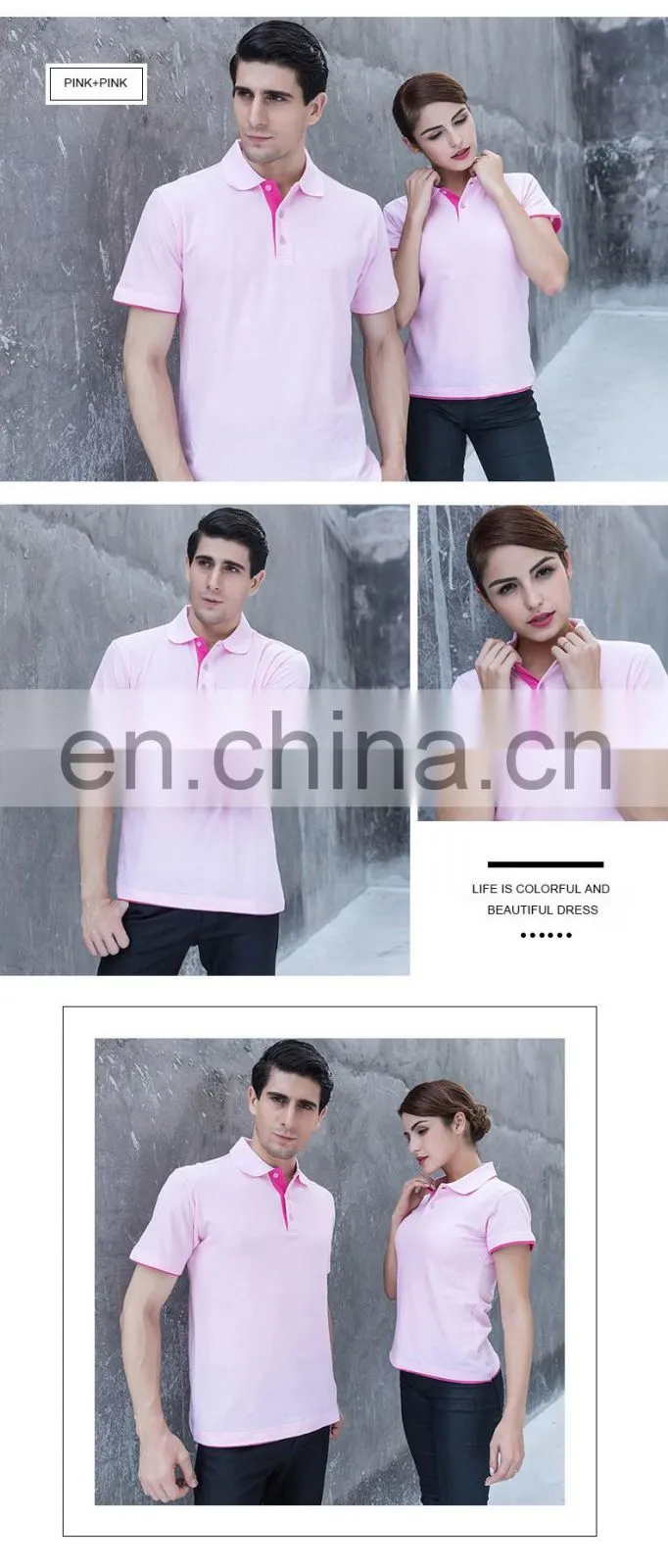 Personalized Custom 100% Cotton POLO Shirt Wholesale T-Shirt with Collar Made from China Manufacturer