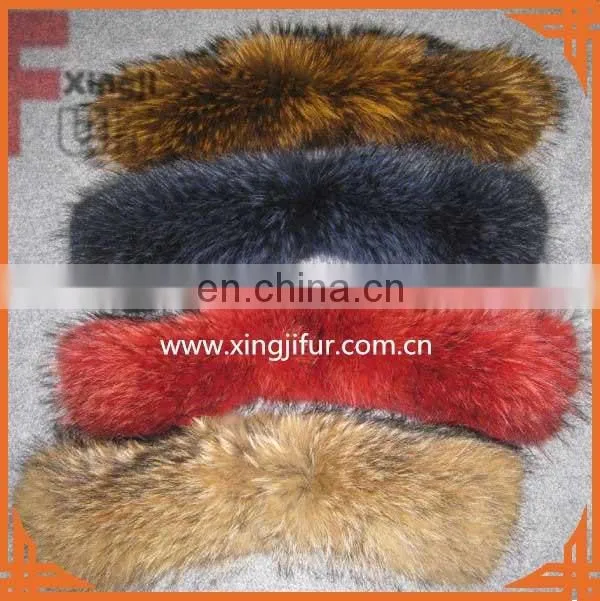 top quality Real raccoon fur hood
