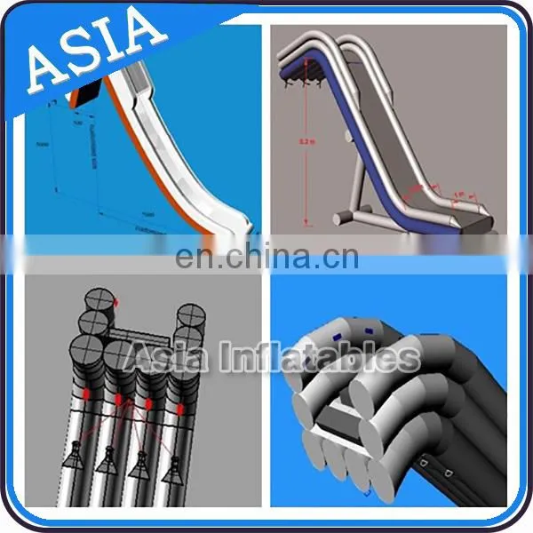 Mega Inflatable Water Slide in Sea/Inflatable Floating Slide/Customized Inflatables Slide for Yacht