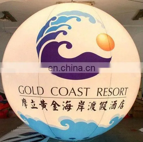 2013 Hot-Selling outdoor plastic advertising balloon with light