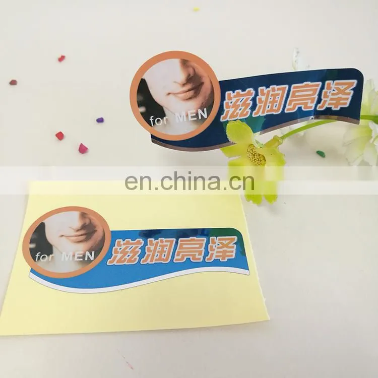 Direct factory manufacture die cut customized waterproof pvc self adhesive sticker,soft reflective sticker