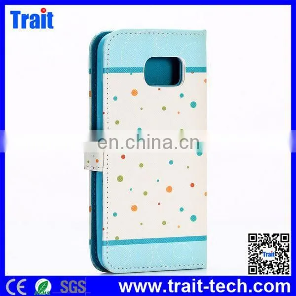 Leather Case for Samsung Galaxy S6 G9200,wholesale cell phone case