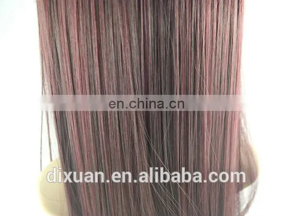 Wholesale hot sale full machine made wig with Bangs