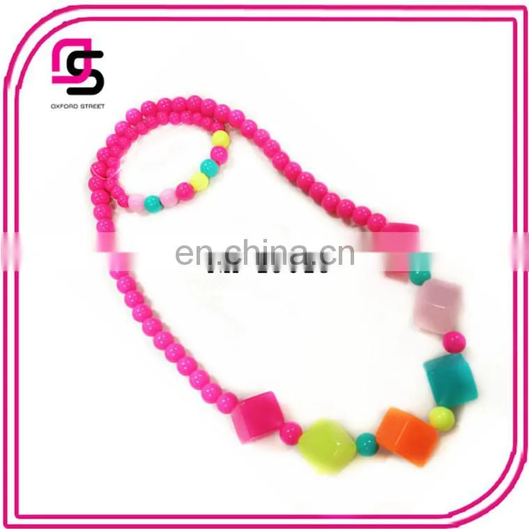 2015 Wholesale Fashion Necklace And Bracelet Jewelry Set For Children