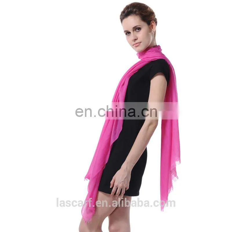 pink solid color cashmere wrap