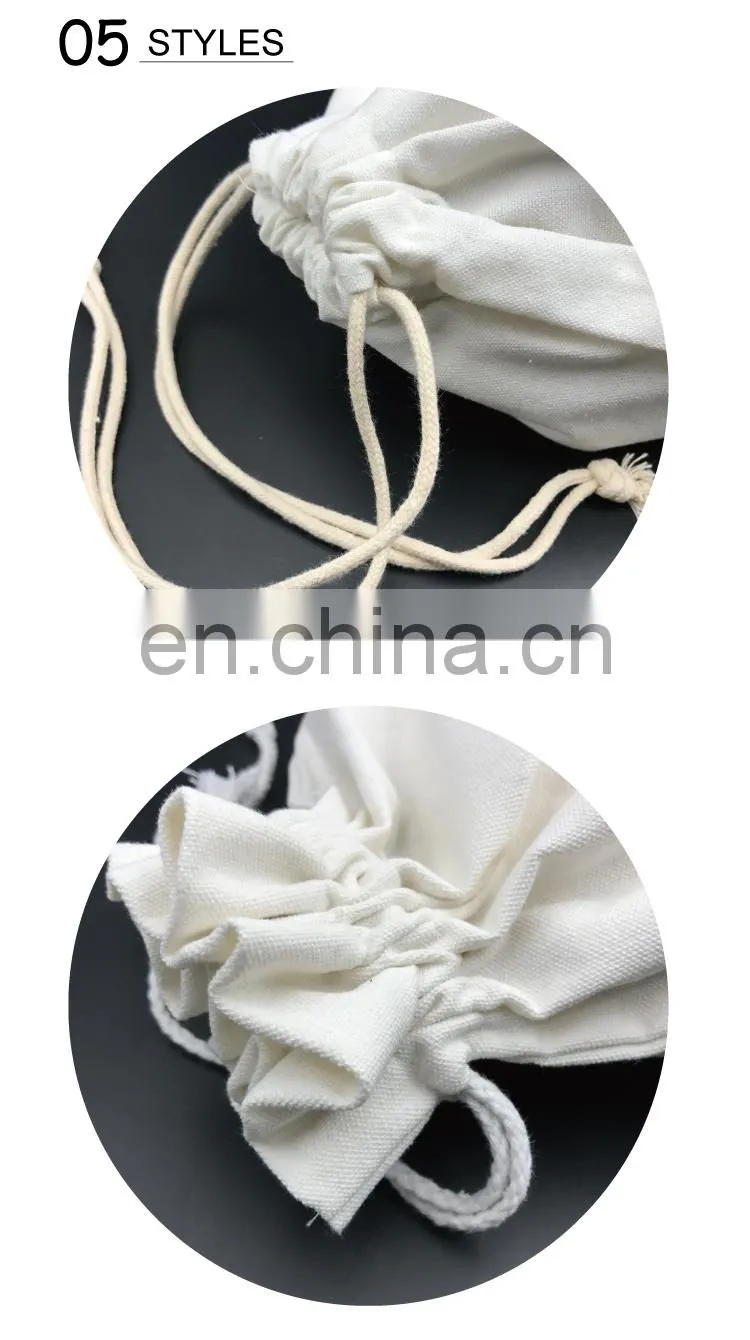 custom gold logo drawstring pouch bags dust bag with two strings