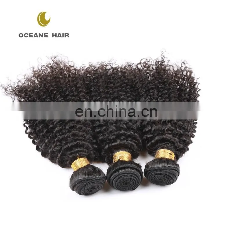 Alibaba express China factory natural black brazilian human hair sew in weave bundles brazilian kinky curly unprocessed virgin h