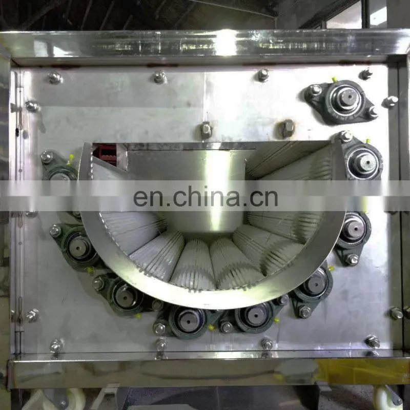 Automatic vegetable fruit brush cleaning peeling machine