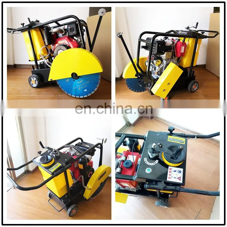 cutting portable concrete pavemen road cutter machine