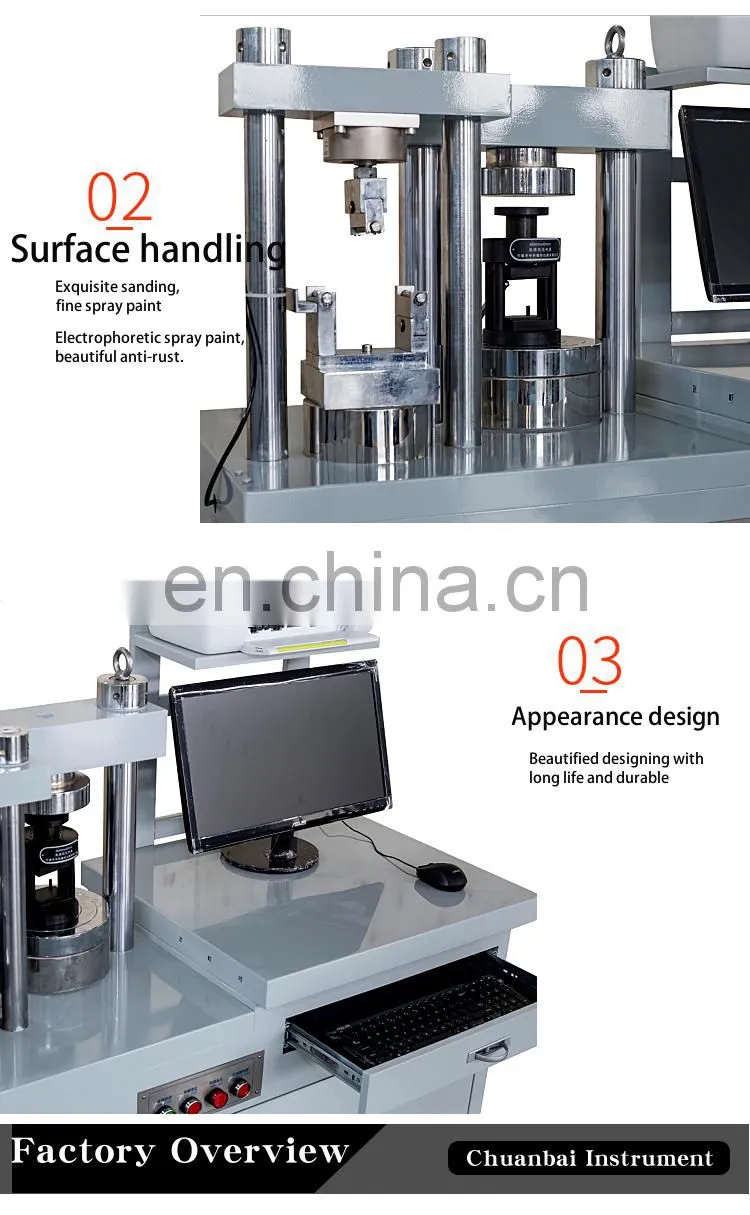 YAW-300KN Concrete diamond compression testing machine factory direct sale