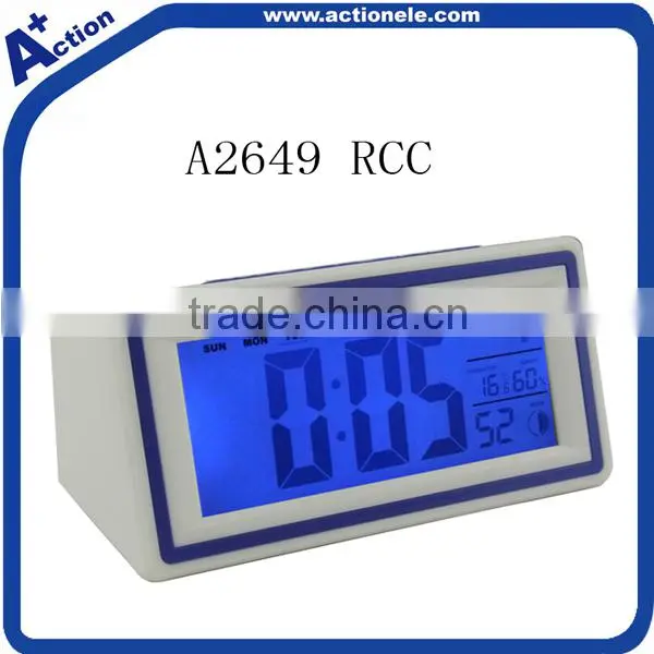 Sound Controlled Digital LCD Alarm Clock
