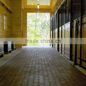 Dogbone Rubber Paver for horse pathways