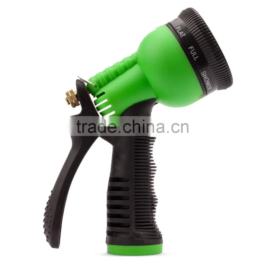 Expandable Garden Hose Strongest Expandable Hose With All Brass Connectors,8 Pattern Spray Nozzle And High Pressure - Resistance