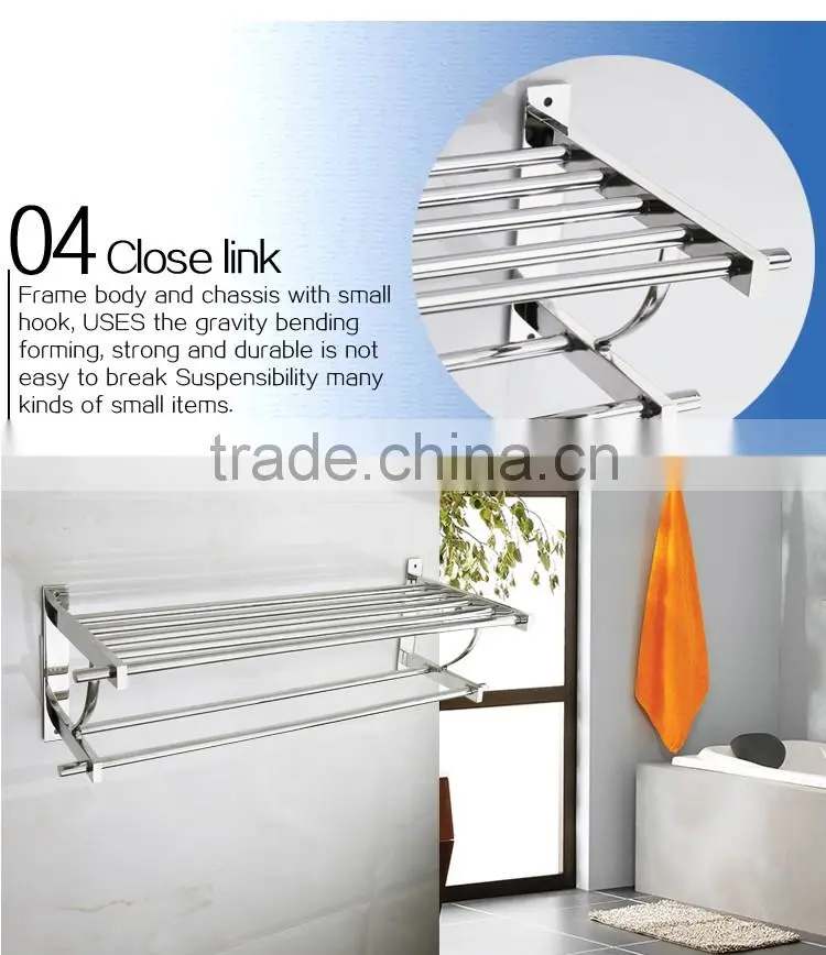 Wesda bathroom accessories stainless steel towel rack made in china A116