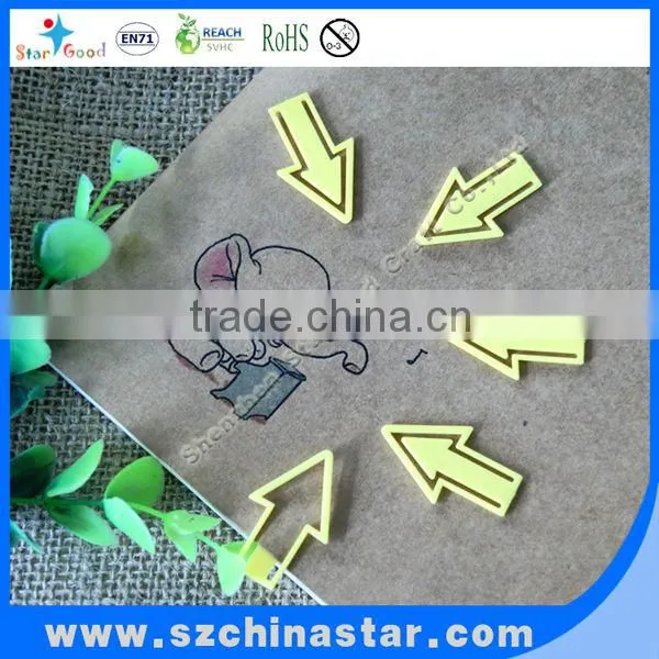 Colorful simple and elegant plastic bookmark