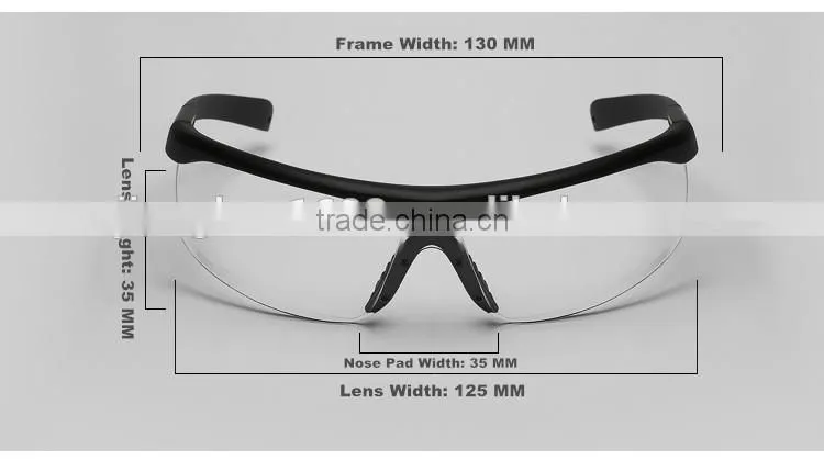Hot new products for 2016 summer custom industrial dustproof safety glass eye protection onion cutting goggles
