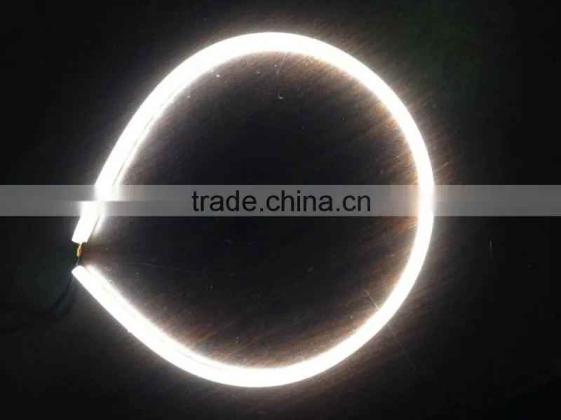 Fleixble 45cm/60cm/90cm White Yellow COB LED DRL Lights for Auto headlights