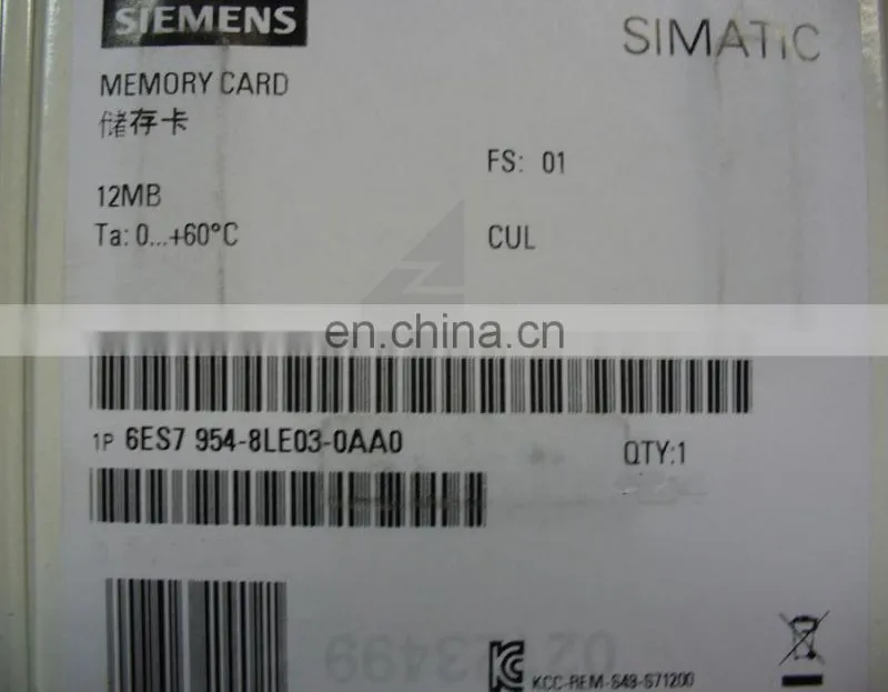 New Siemens Memory card siemens axis card 6ES7953-8LG20-0AA0 6ES79538LG200AA0