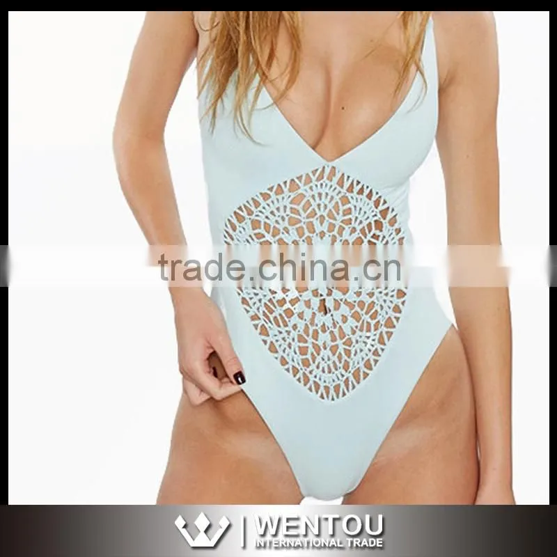 Wholesale Onepiece Crochet bikini Crochet Swimwear Crochet Swimsuit