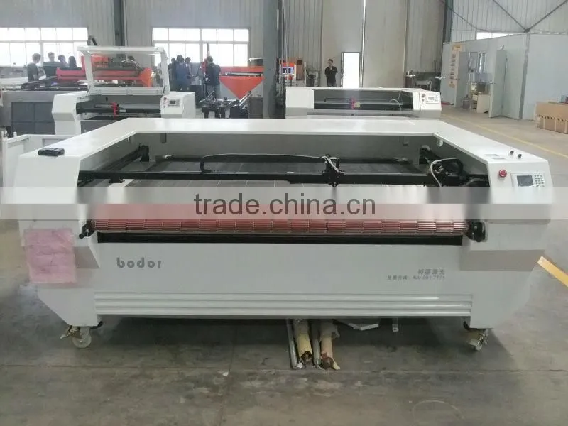 BCL-1610XH2(3)H(M)A roll fabric and strip laser cutting machine