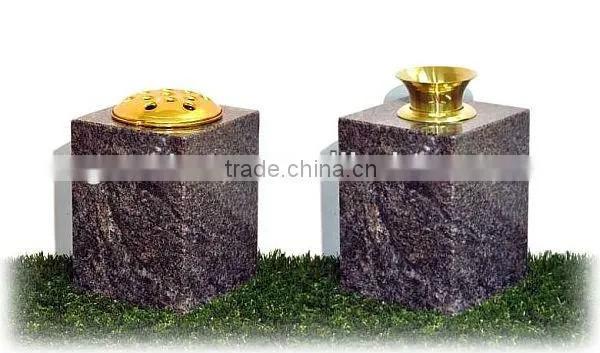 Granite Cemetery Vases