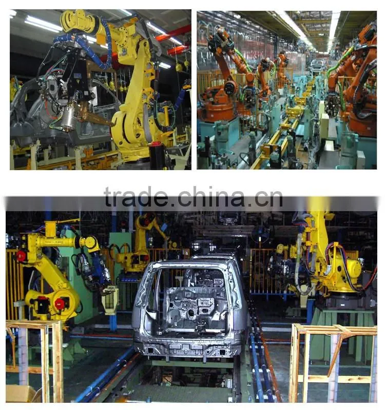 Linear Guide S-type servo spot welding C guns with in KUKA robot