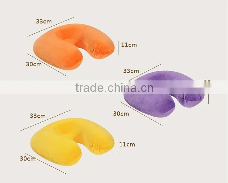 travel neck pillow memory foam golden wholesale product