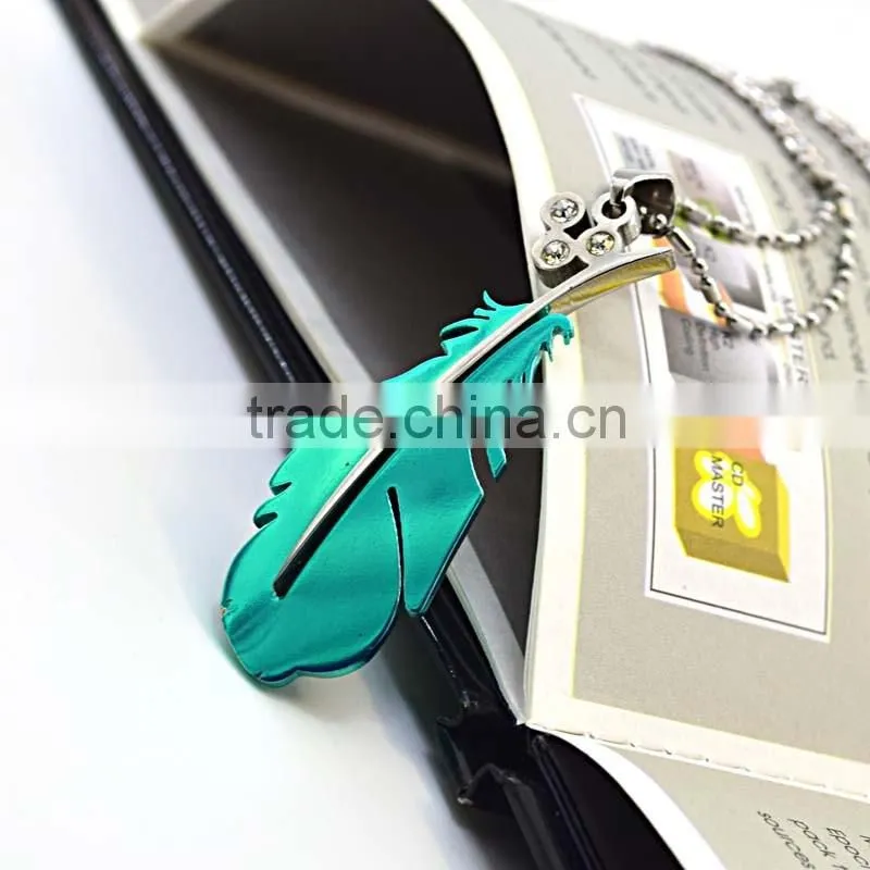 Custom Made Charms Wholesale Silver Feather Charm Pendants