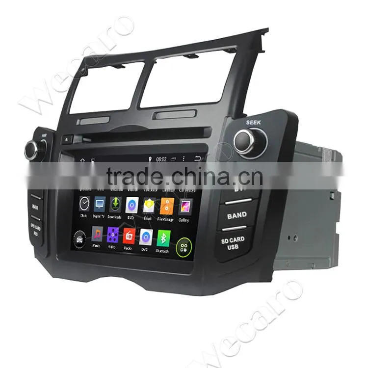 Wecaro WC-TY6221 Android 4.4.4 car dvd player touch screen for toyota yaris car dvd WIFI 3G mirror link 2005 -2011
