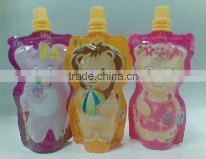 special shape plastic packaging bag with hanger hole