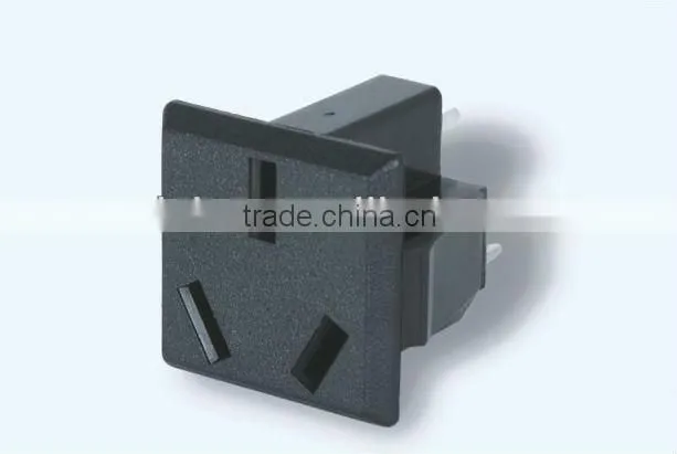 3 type China10A 250V schuko socket