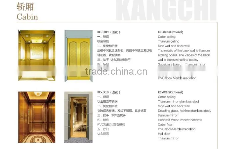 320KG Panoramic Residential elevator / home lift