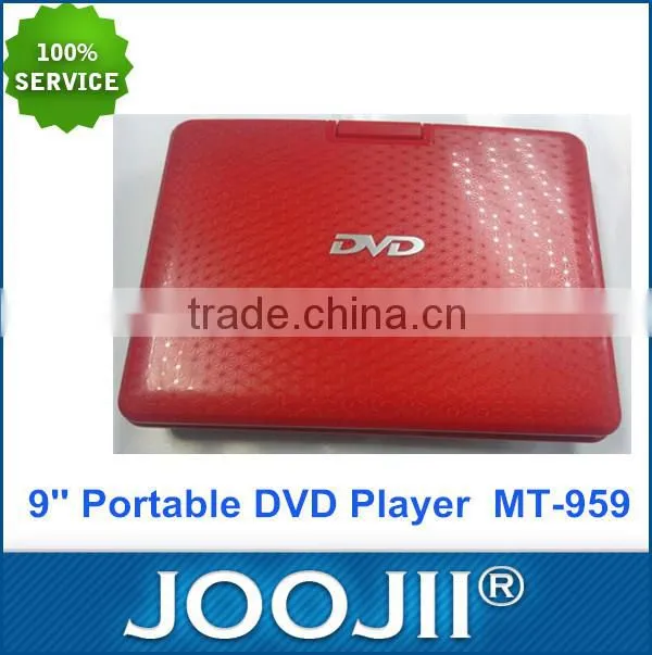 Fashional Design 9 Inch Portable DVD Player With TV Tuner FM USB