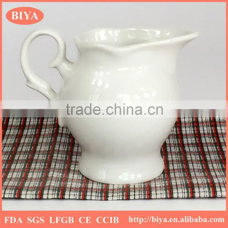 chaozhou produce factory directly porcelain small sauce pot milk jar,milk pot, juice jar and coffee jar,spice jar