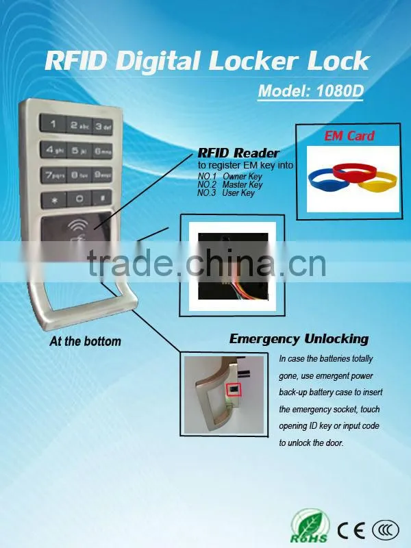 Top quality smart design electronic digital locks for lockers