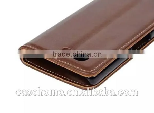 Book Style Dark Color PU Leather Case for Sony Xperia Z5 mini With Card Holder