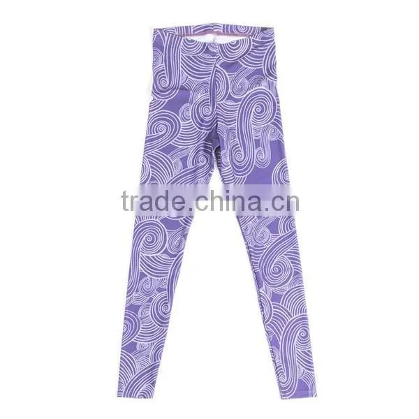 2016 full custom sublimation custom compression pants men