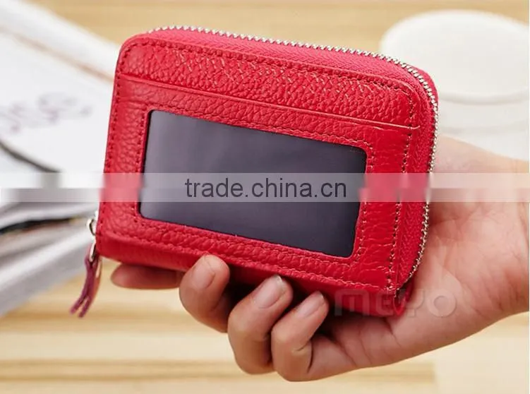 Luxury 3 splits smart key case with ID card pocket