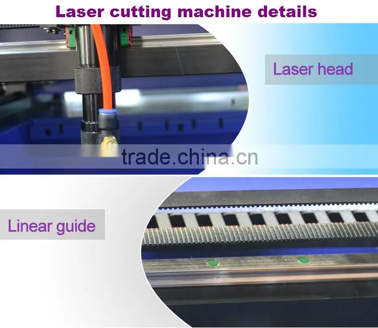 laser cutting machine 1300mm*900mm laser cutting machine in Guangzhou